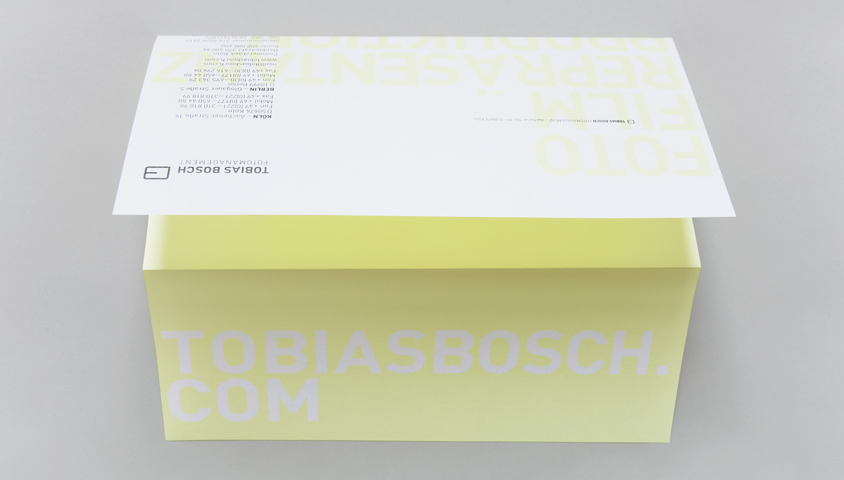 Tobias Bosch. Corporate Design.