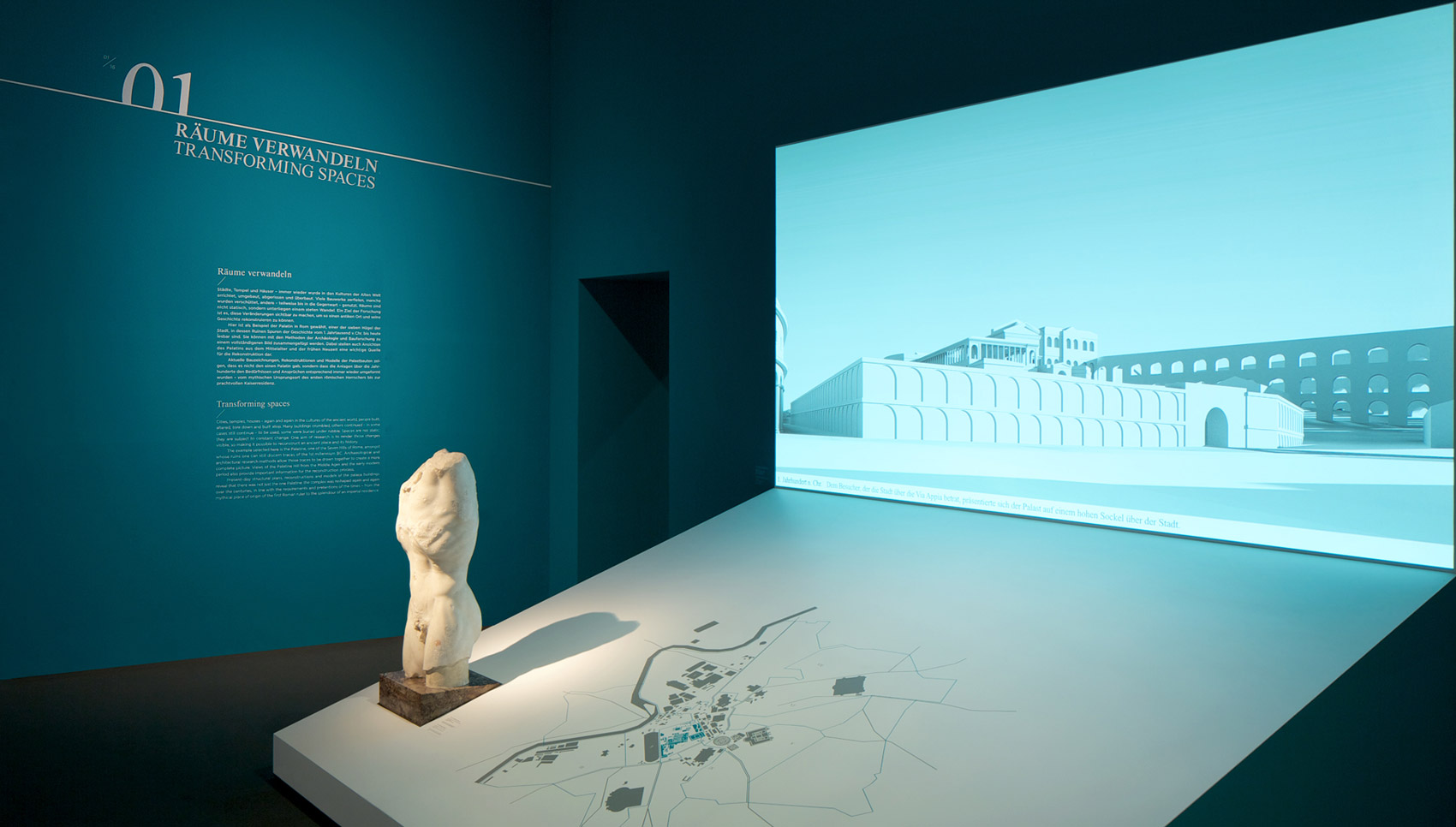 Jenseits des Horizonts Ausstellungsdesign Pergamonmuseum Berlin