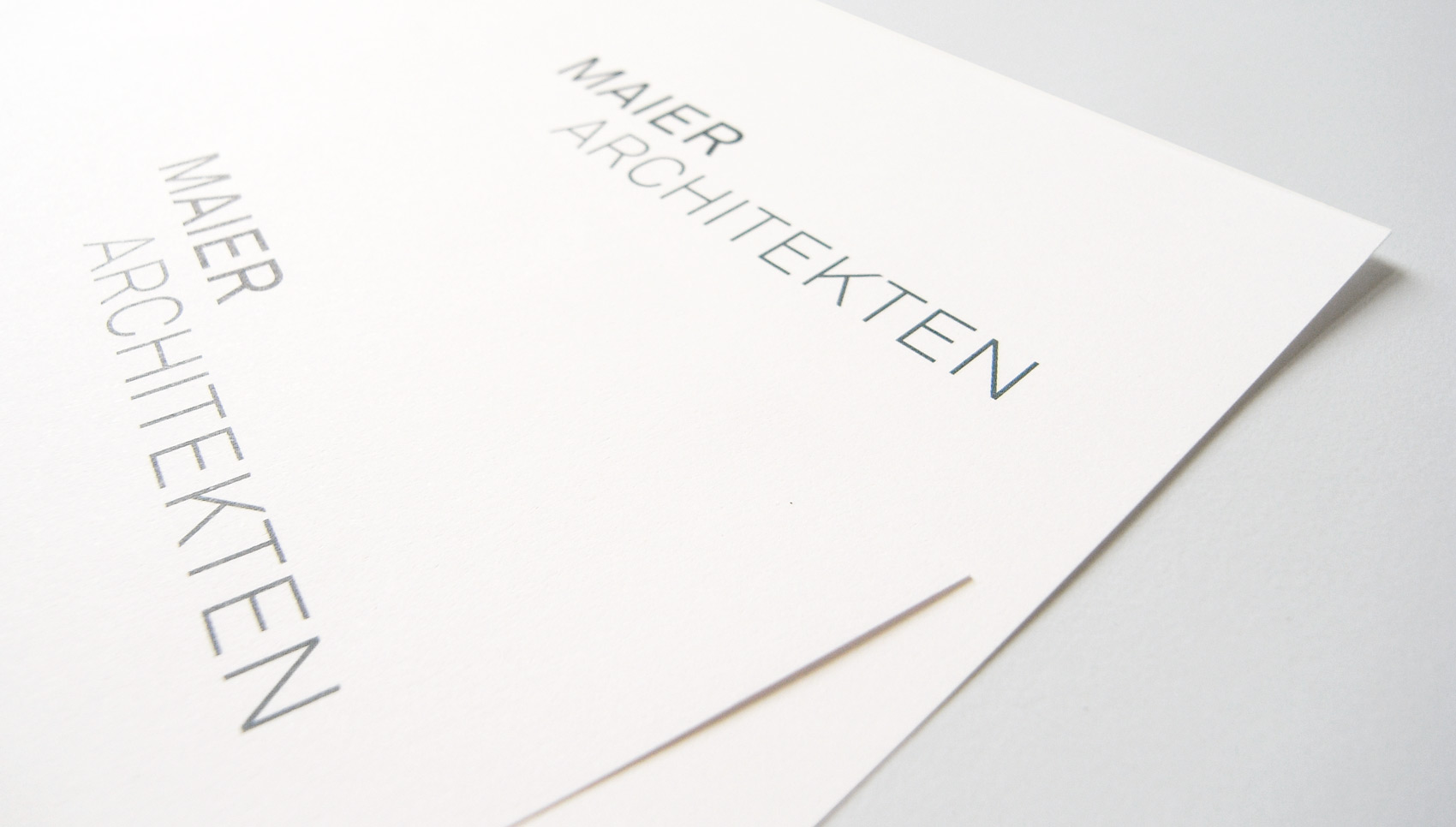 Maier Architekten Corporate Design